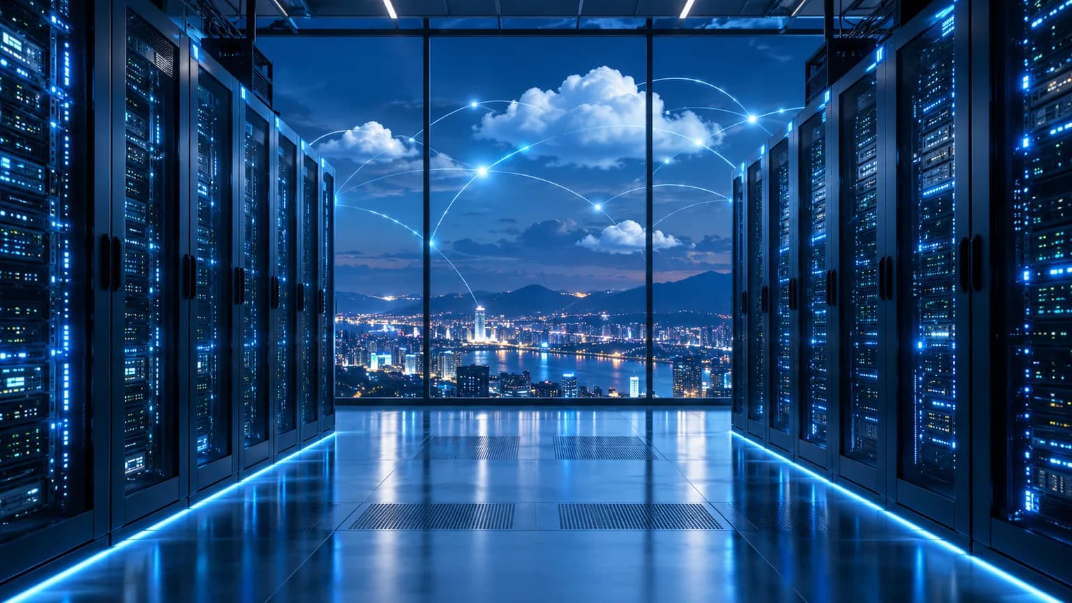 Connected enterprise data center infrastructure