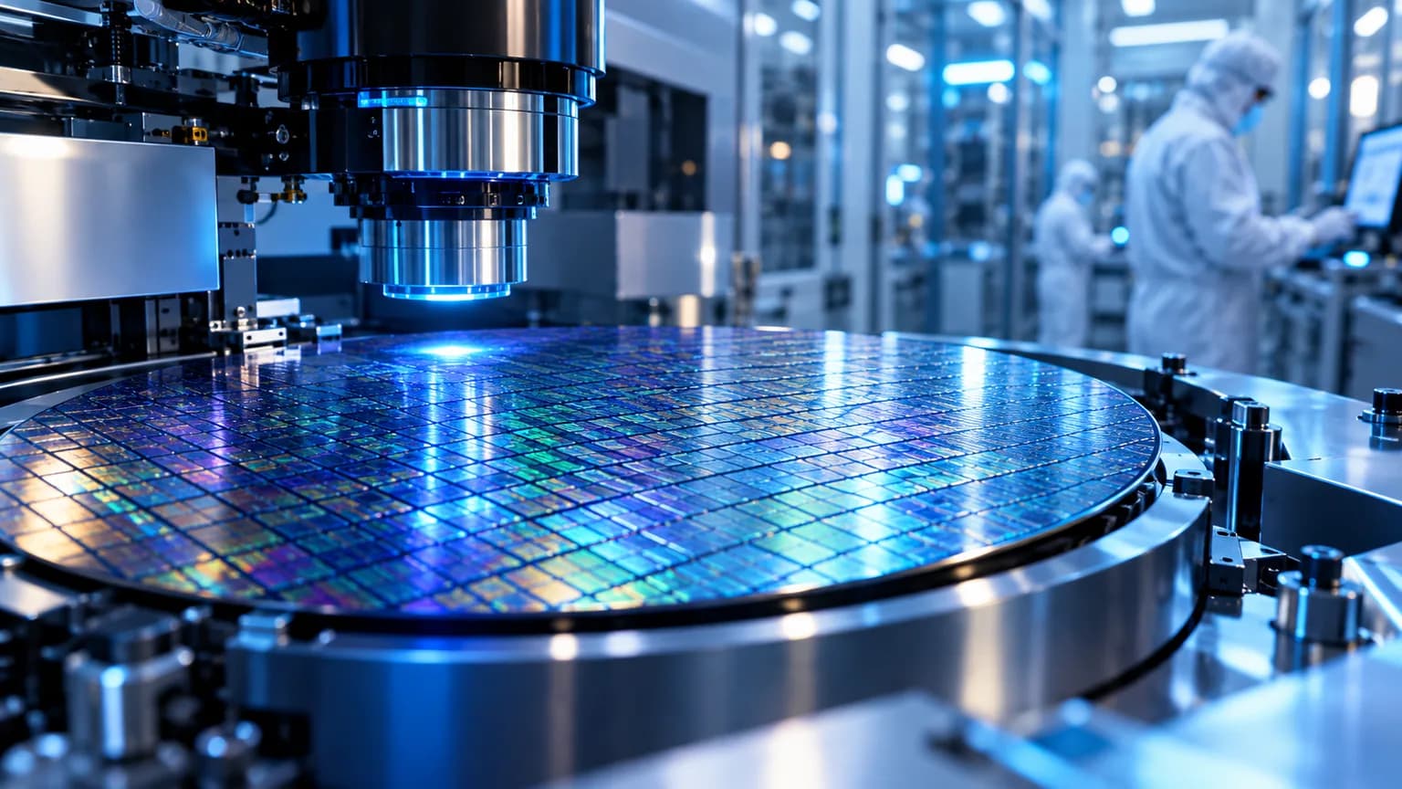 Precision silicon wafer in a semiconductor fabrication environment