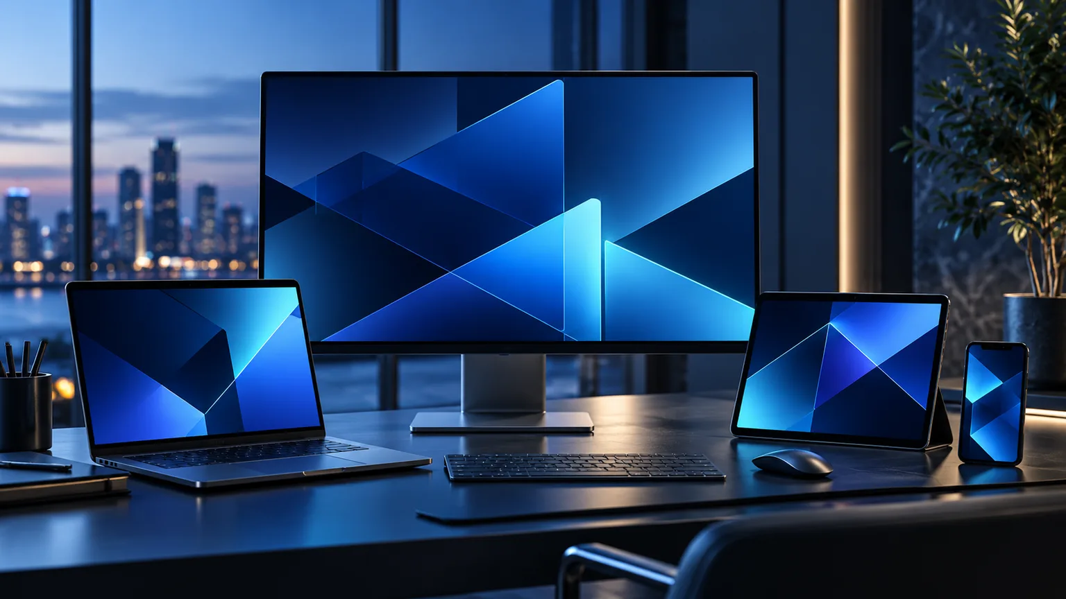 Integrated devices and enterprise application environment