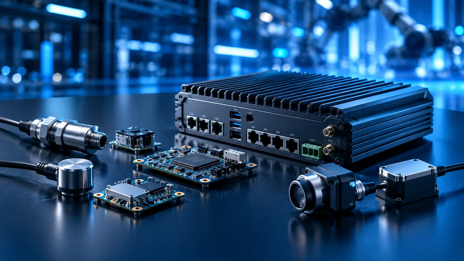 Embedded electronics and connected edge sensors
